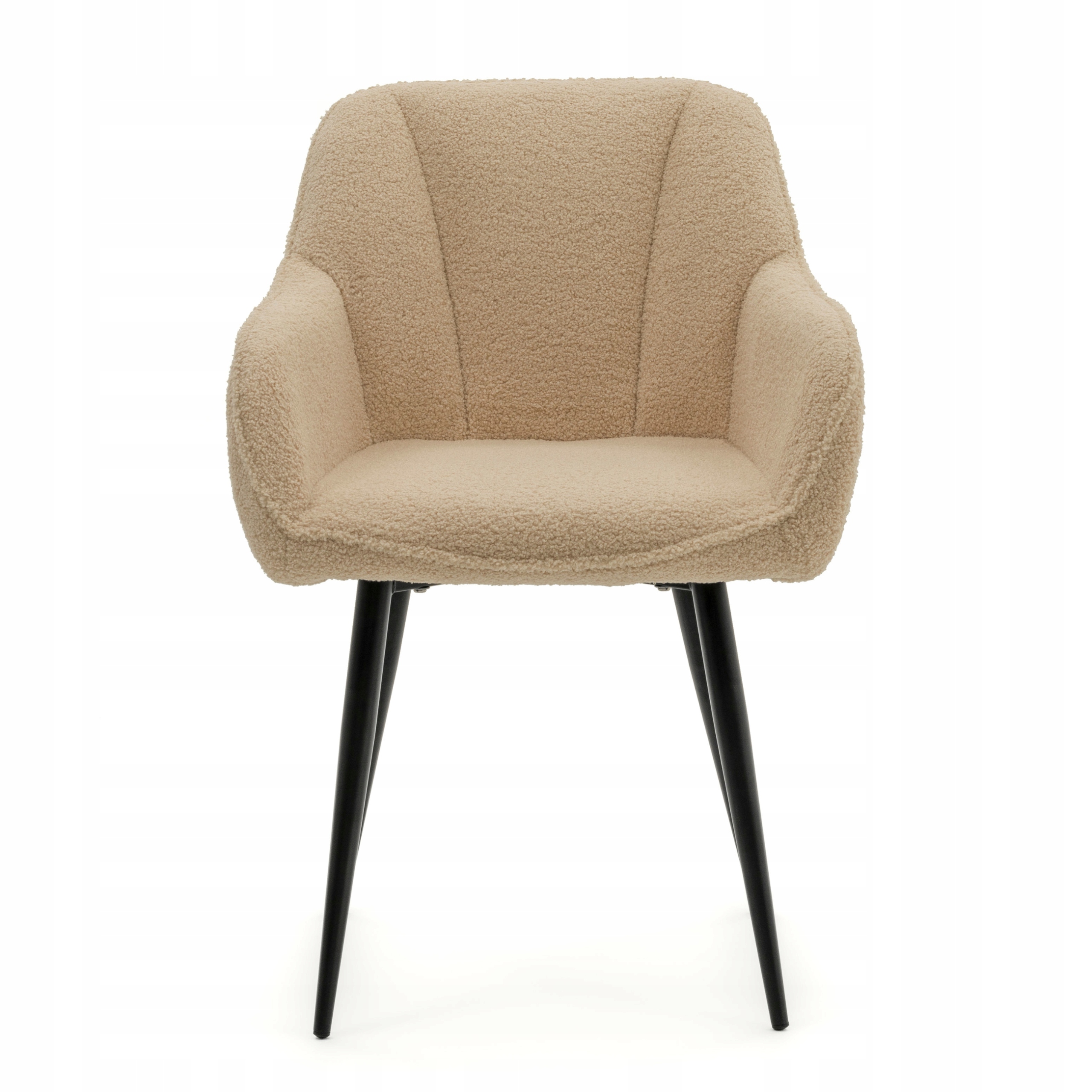 Krzesło Tapicerowane Boucle Teddy Do Salonu Jadalni Nowoczesne Glamour