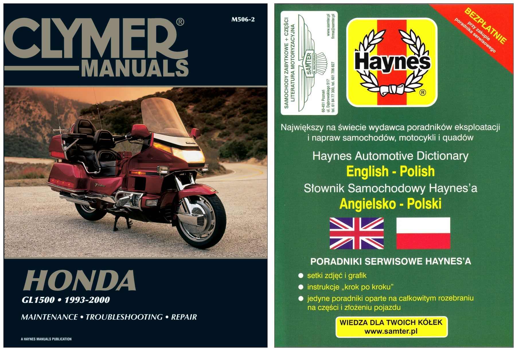 Honda Goldwing 1500 1993 2000 instrukcja napraw