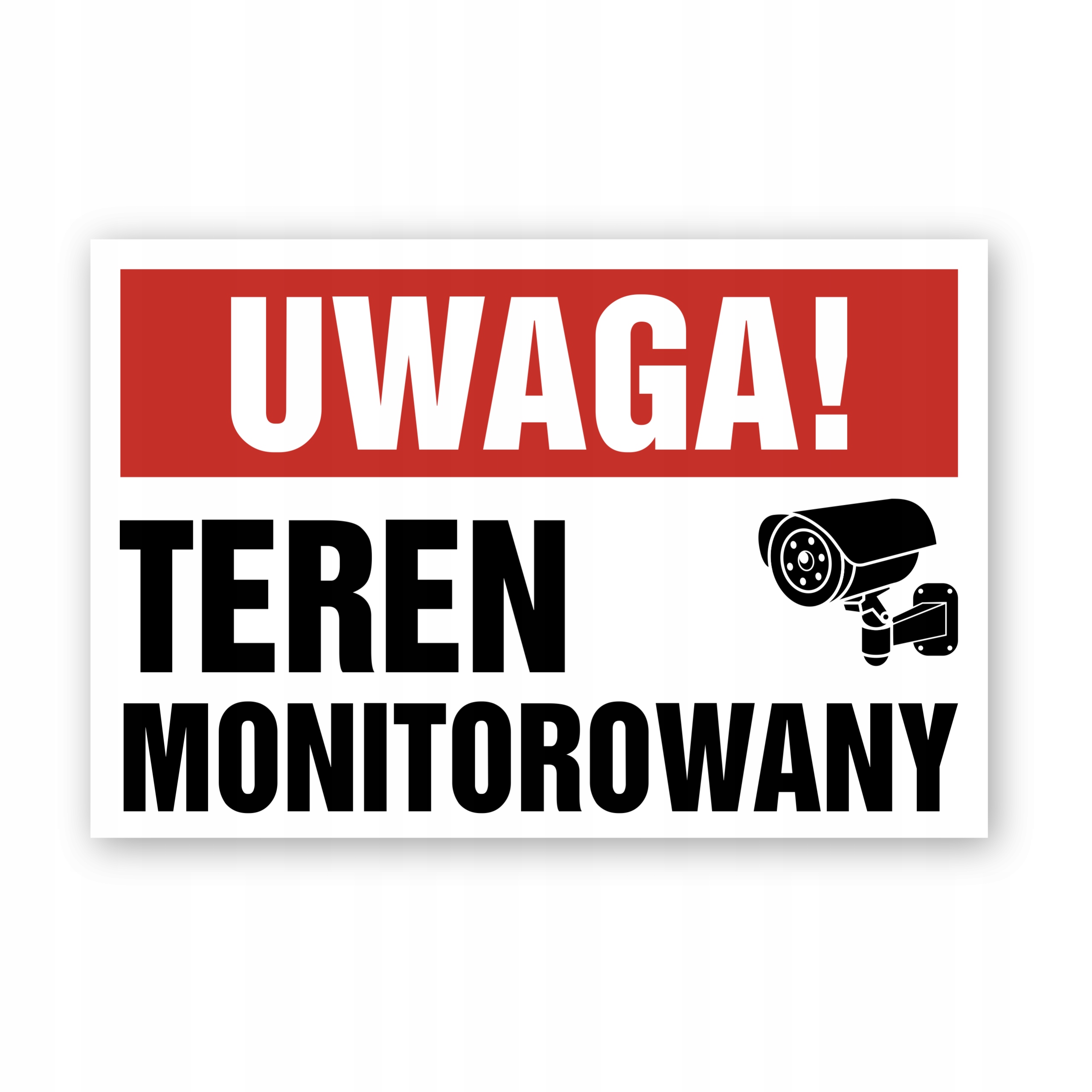 

Tabliczka Teren Monitorowany Kamera 30x20cm Uv