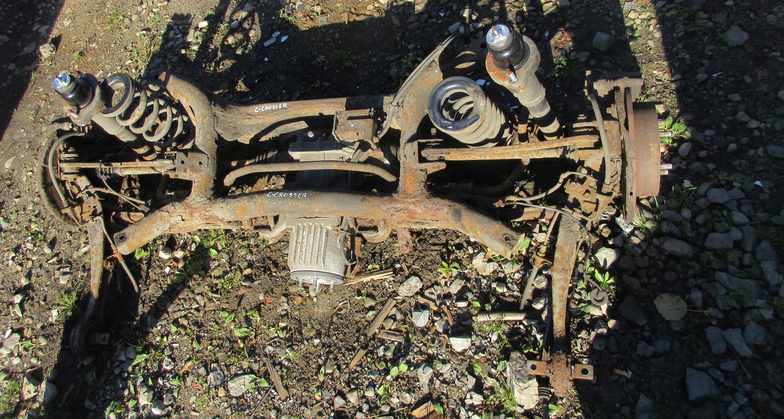 BELKA ZAWIESZENIA OŚ TYŁ KOMPLET CITROEN C-CROSSER 2.2 HDI