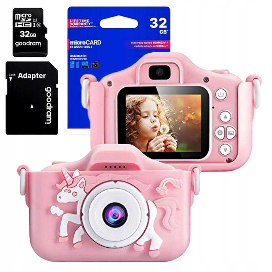 

Aparat Cyfrowy Fotograficzny Dla Dzieci Karta 32GB