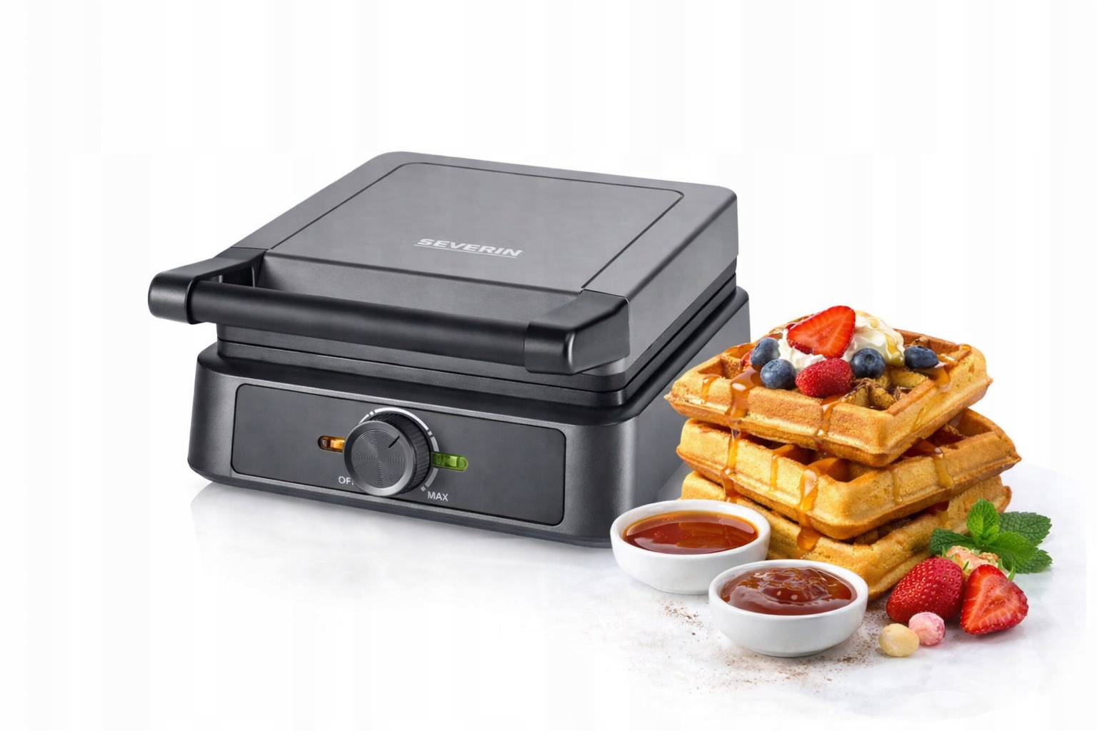 Gofrownica Gofry Belgijskie 1600W Regulacja Ceramiczna Severin WA2125