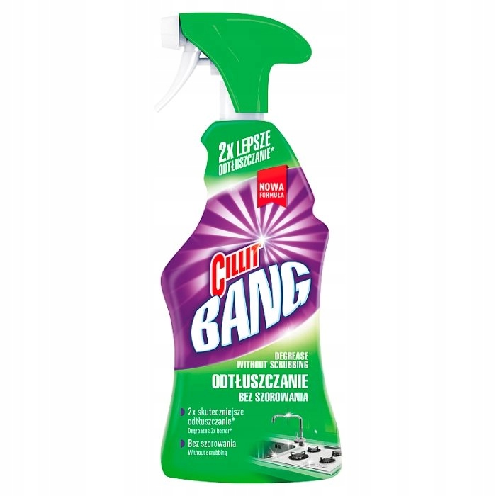 Levně 5X Cillit Bang Sprej na mastnotu a šmouhy 750 ml