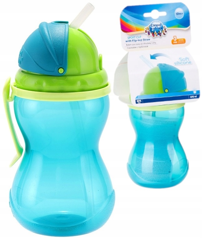 

Canpol Bidon Z Rurką Słomką 370ML 56/113