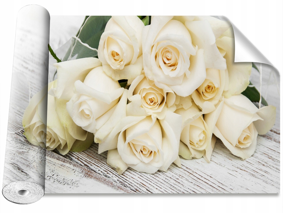 

Tapeta Samoprzylepna Białe róże 416x254