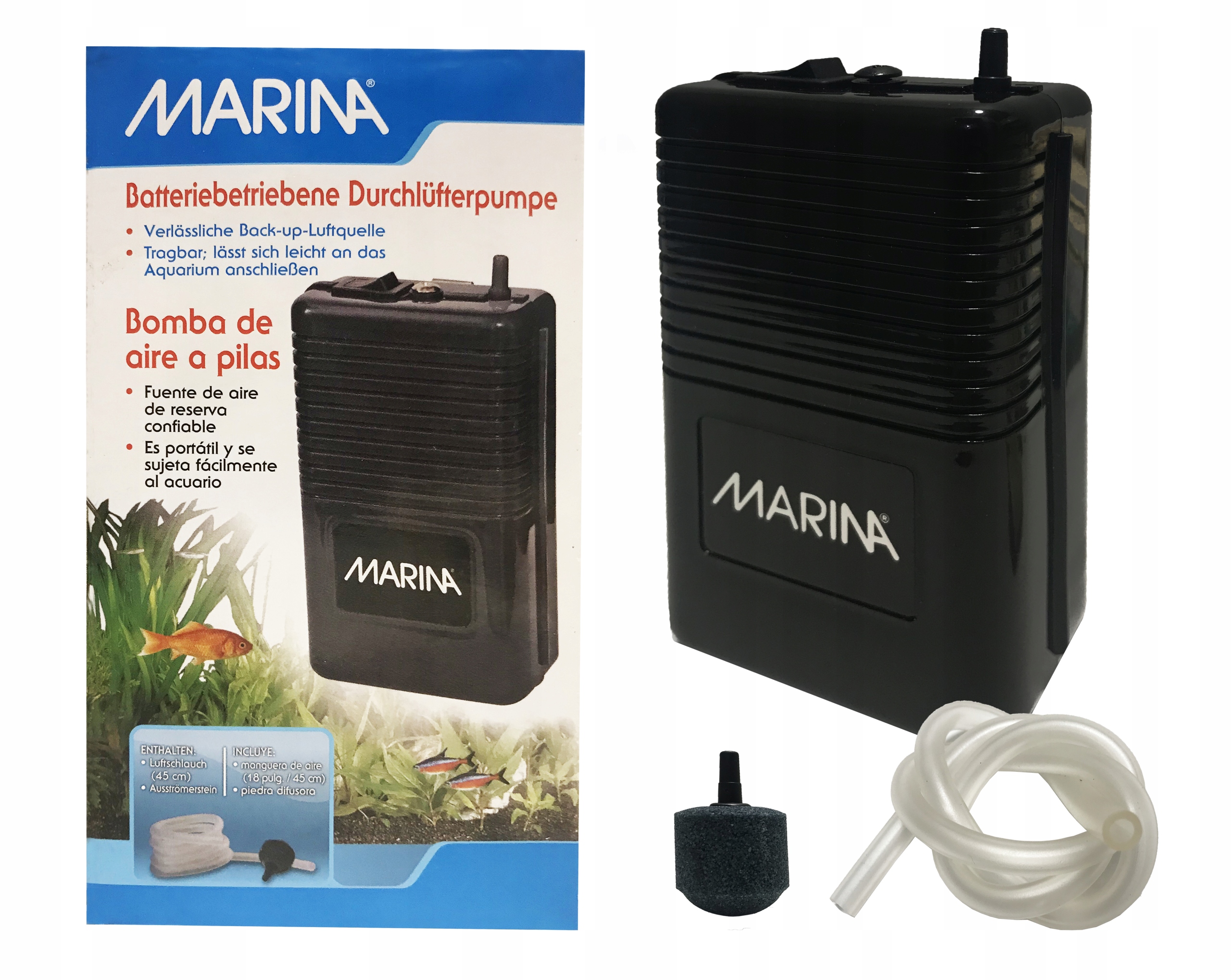 

Hagen Marina Napowietrzacz na Baterie+Wąż+Kamień