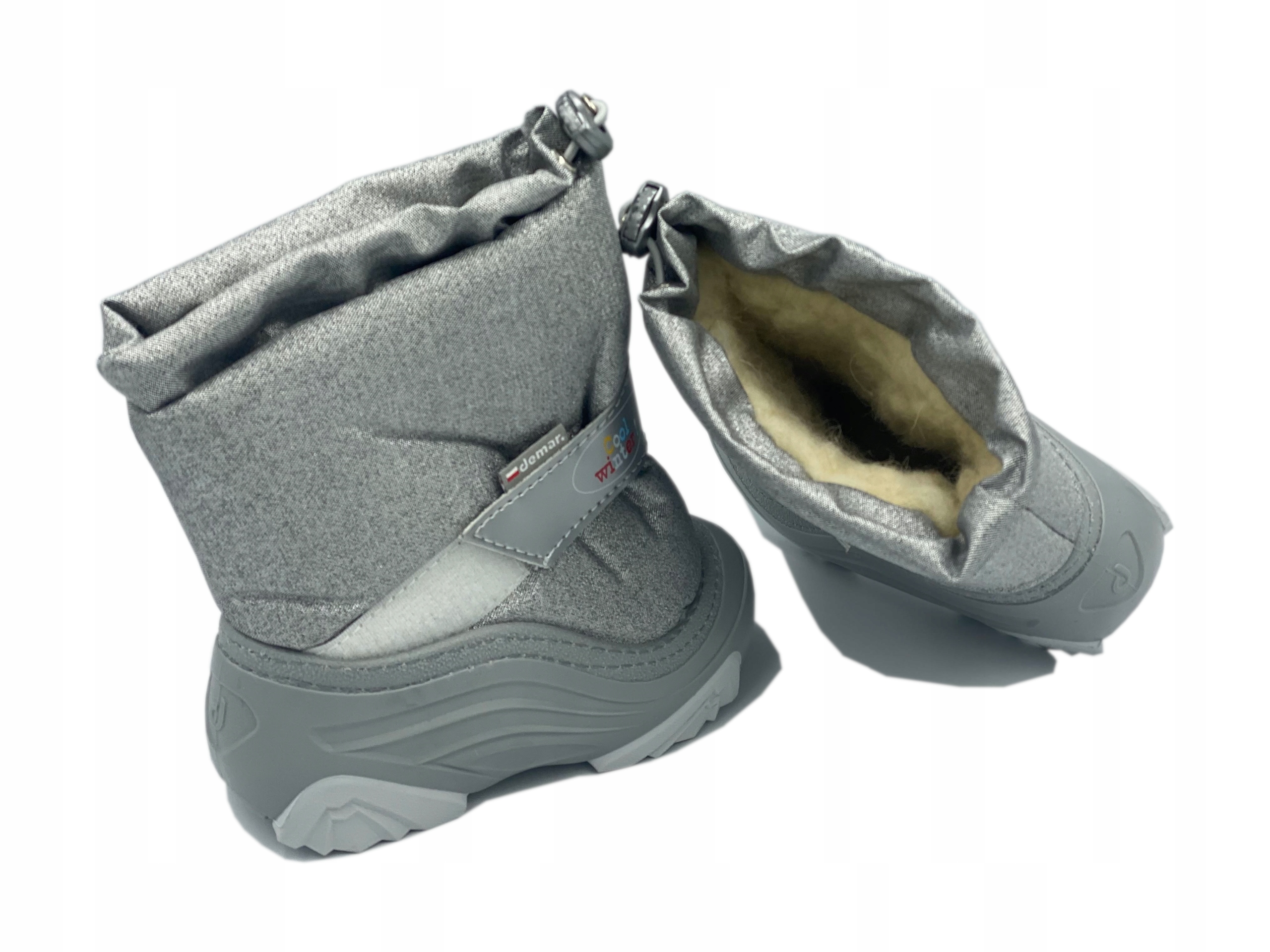 Demar Śniegowce Snowmen rzep WEŁNA! roz. 24/25 E Długość wkładki wew. 16.5 cm