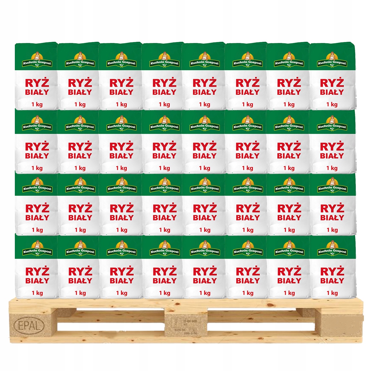 Kuchnia Gosposi Ryż biały 1 kg x 840 sztuk Paleta