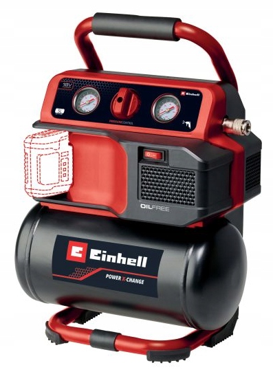 Einhell Bezolejový Kompresor Aku Te-ac 18/75 Li OF-Solo 4020410