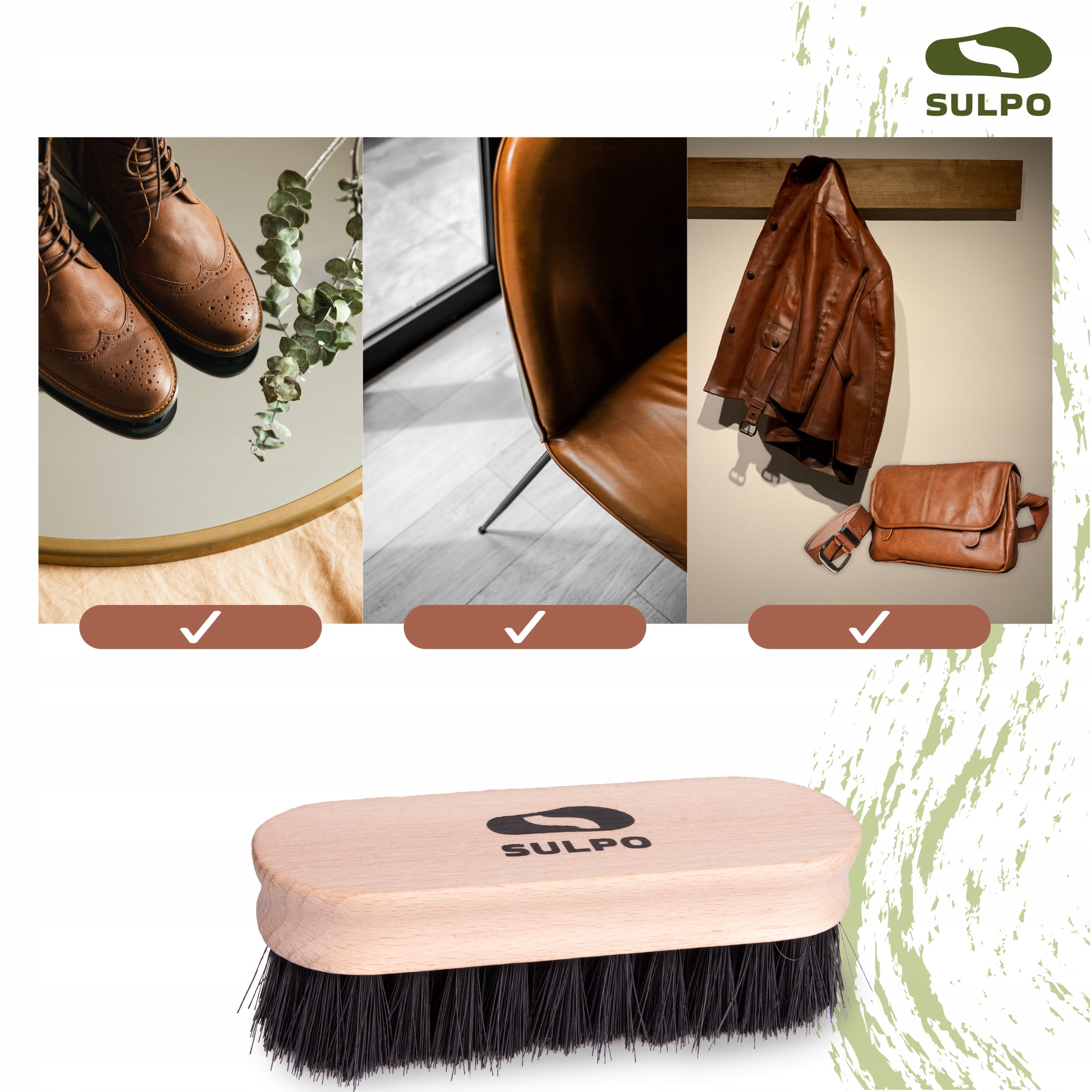 SZCZOTKA do polerowania obuwia DŁUGOŚĆ 12 CM Płeć uniseks