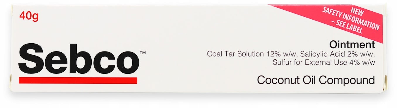 Sebco Ointment maść olej kokosowy na łupież, Łzs, łuszczyca 40g