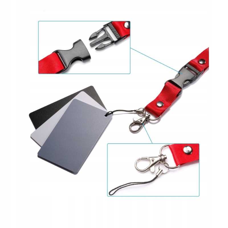 ZESTAW KART DO BALANSU BIELI SZARA KARTA 5,4x8,5cm Typ inny