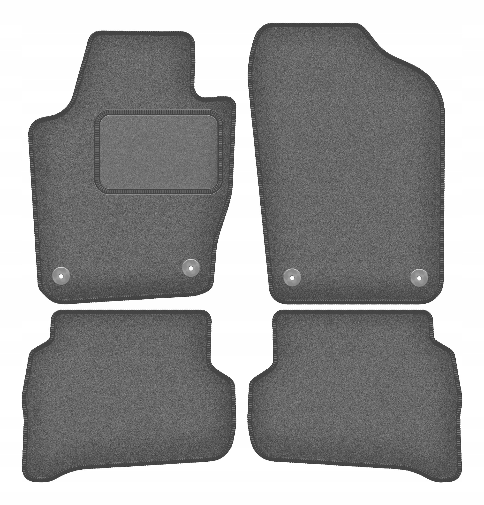 Automobilové velurové koberce pro: Seat Ibiza IV 6J hatchback, St, kombi