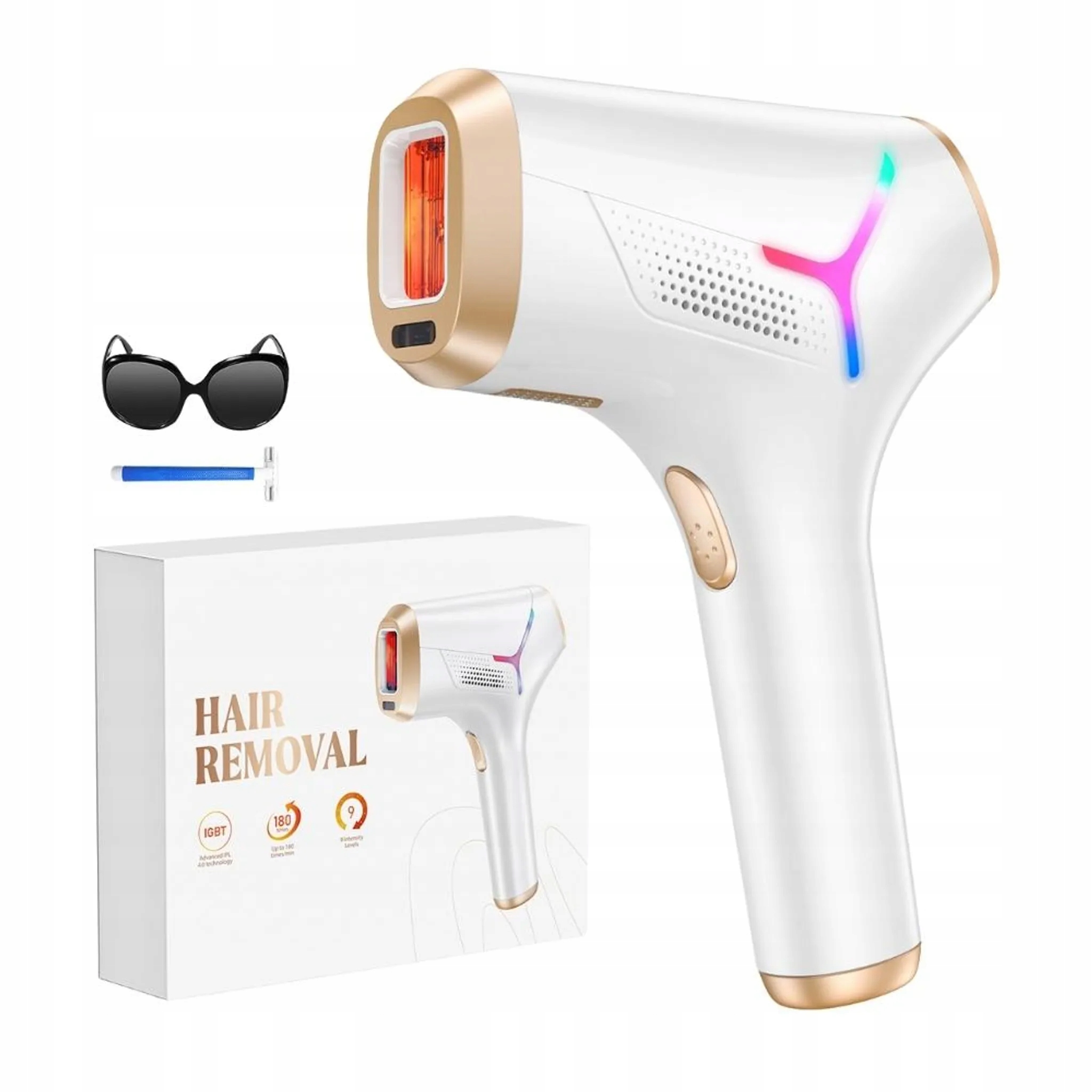 Depilátor Ipl Laserové Tělo Obličej Bikini Podpaží Hladká Pokožka Depilace