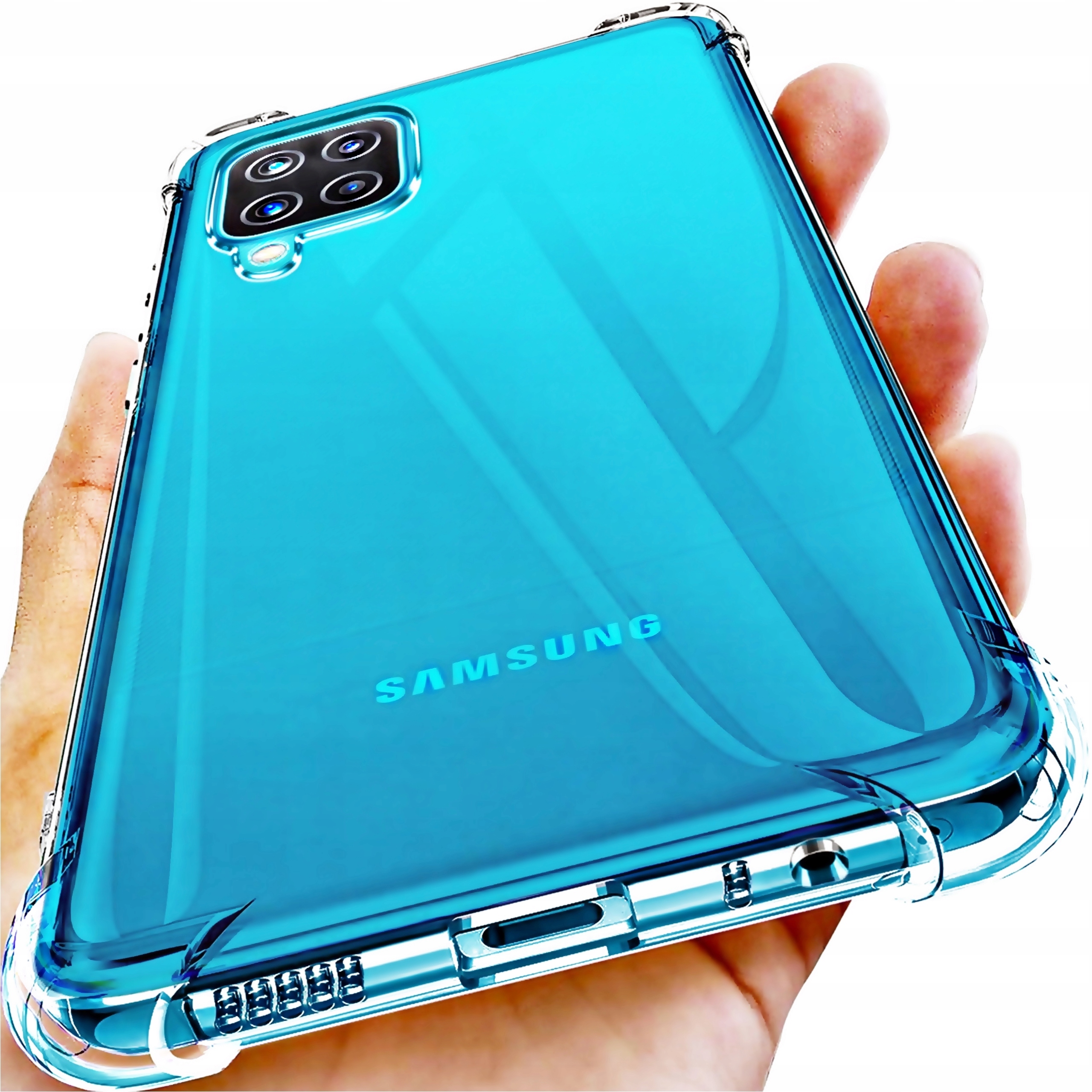 

Etui Anti Shock 2xGRATIS Szkło do Samsung A12 M12