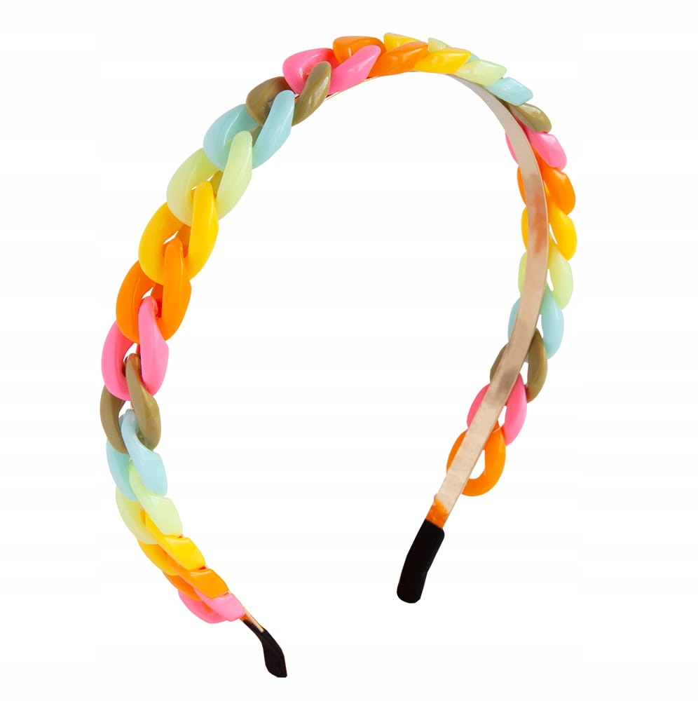 

Opaska do włosów akrylowa pancerka łańcuch ombre