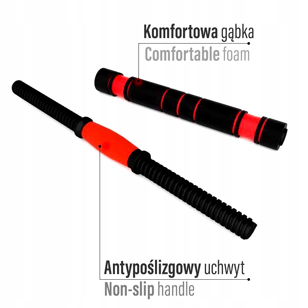 Zestaw Hantle Sztanga Kettlebell Uchwyty Do Pompek Kolor dominujący czarny