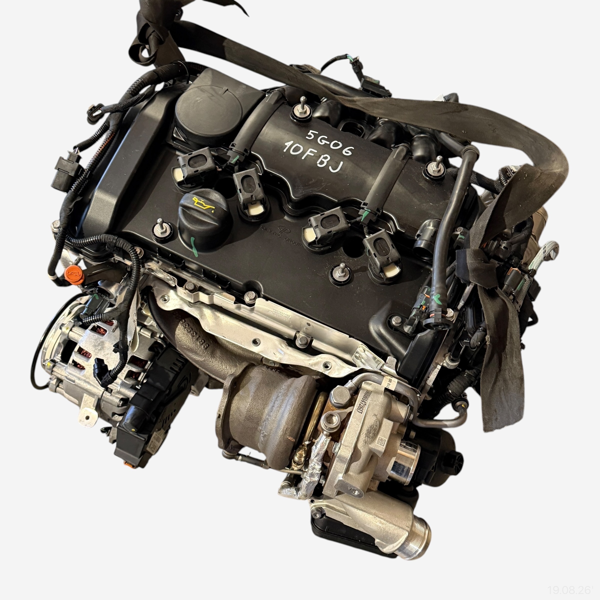 engine ENGINE MOTOR complete PEUGEOT CITROEN OPEL 1.6 THP PSA 10FBJ 5G06