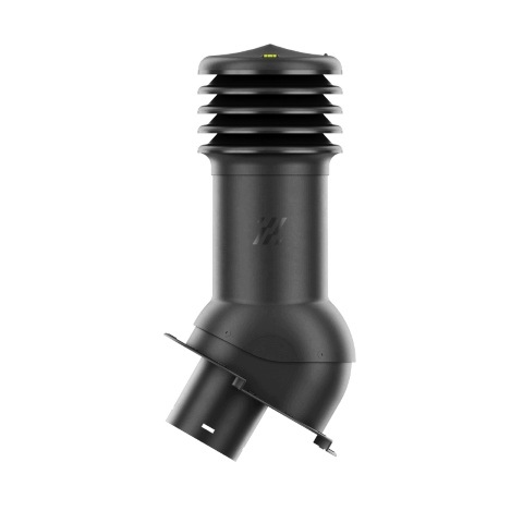 Vetrací krb HiVent pre strešnú krytinu kaprovačky fi 150 mm, čierny