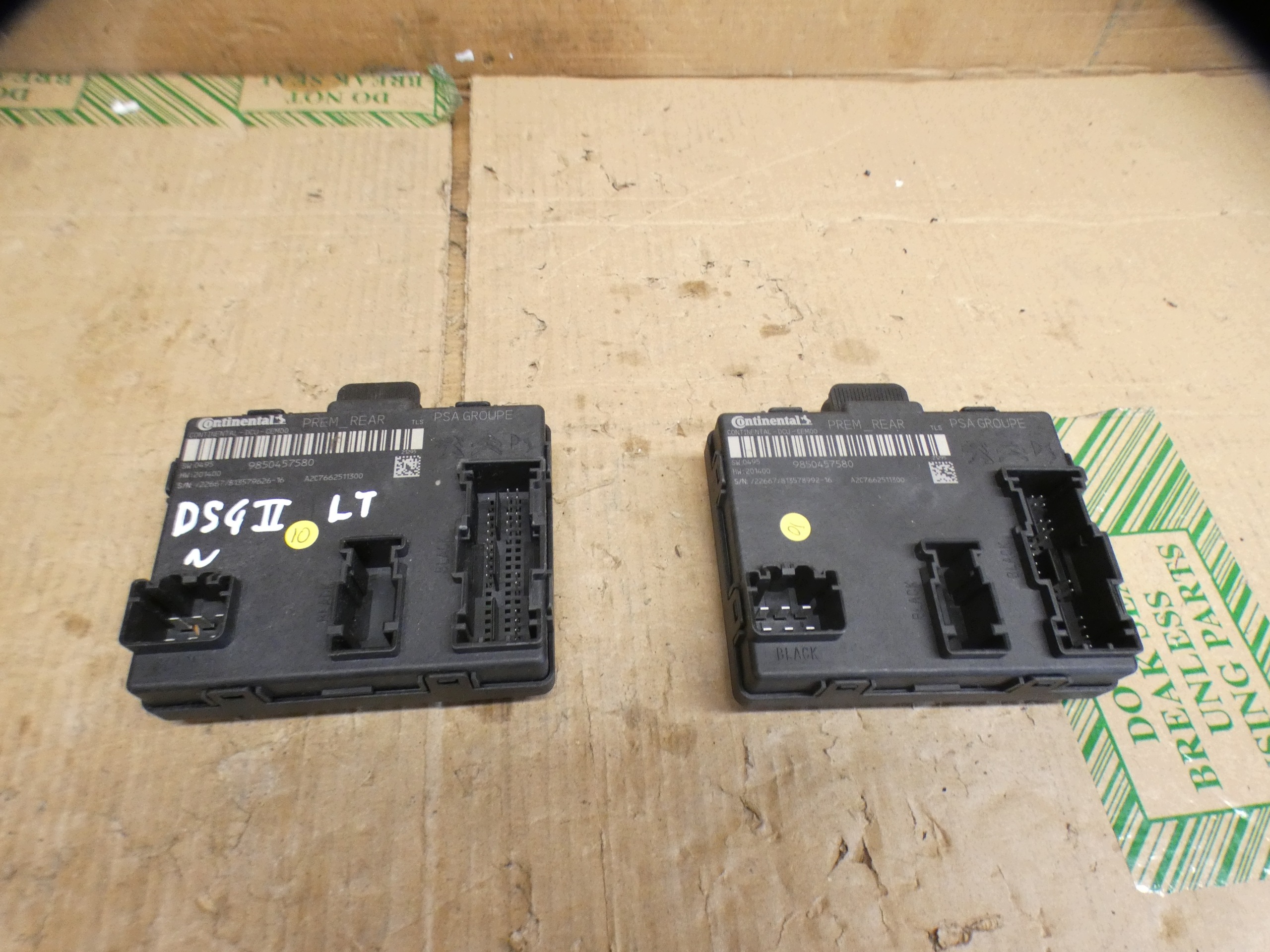 9850457580 control unit / module central of a lock DS4 II