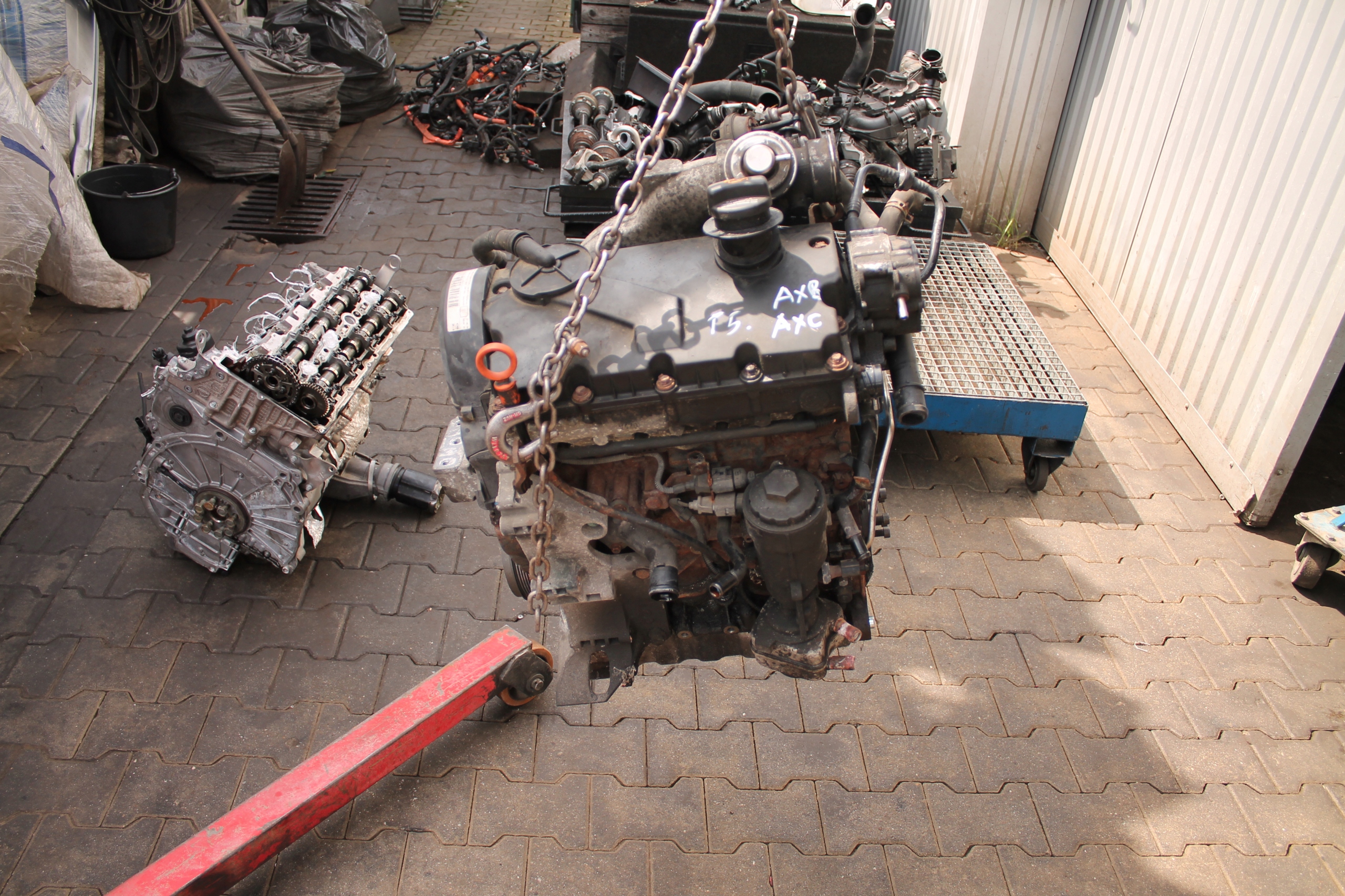engine complete VW T5 AXB AXC 1,9 TDI 190 TYSKM