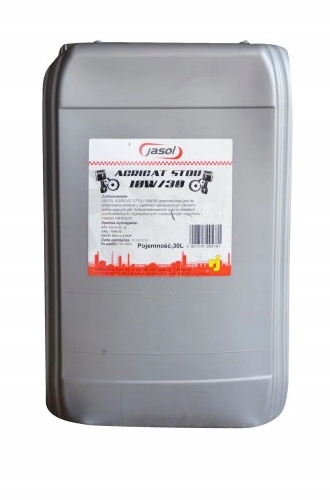 Olej AGRICAT STOU 10W30 JASŁO 30L