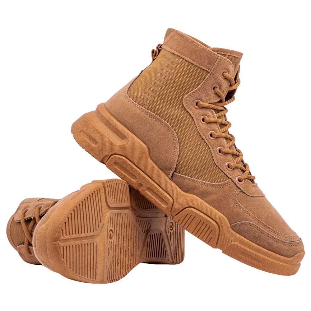 

Buty męskie sneakersy za kostkę T348 camel 42