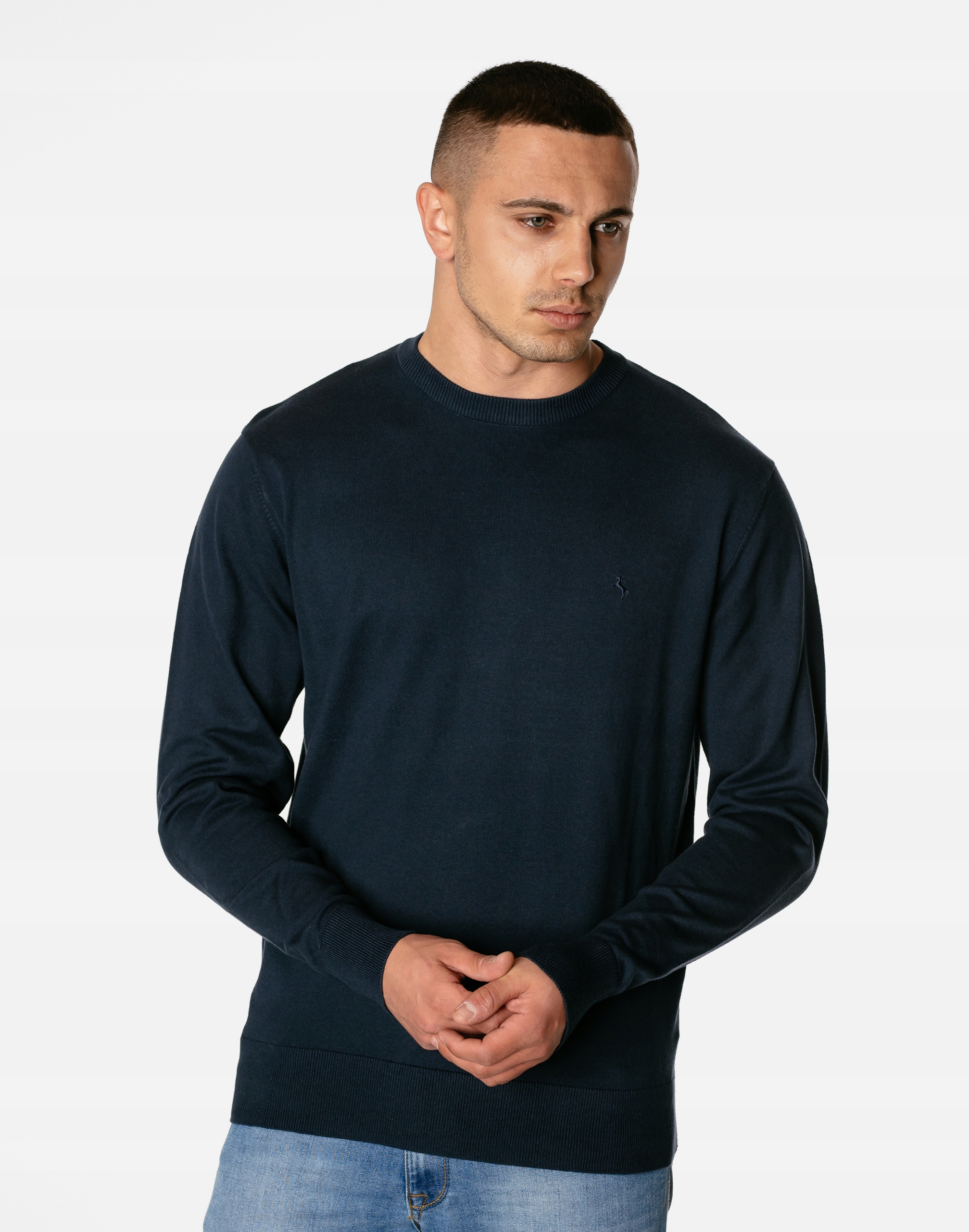 Cienki Sweterek Sweter Męski Półgolf S4S C110 r L Marka inna