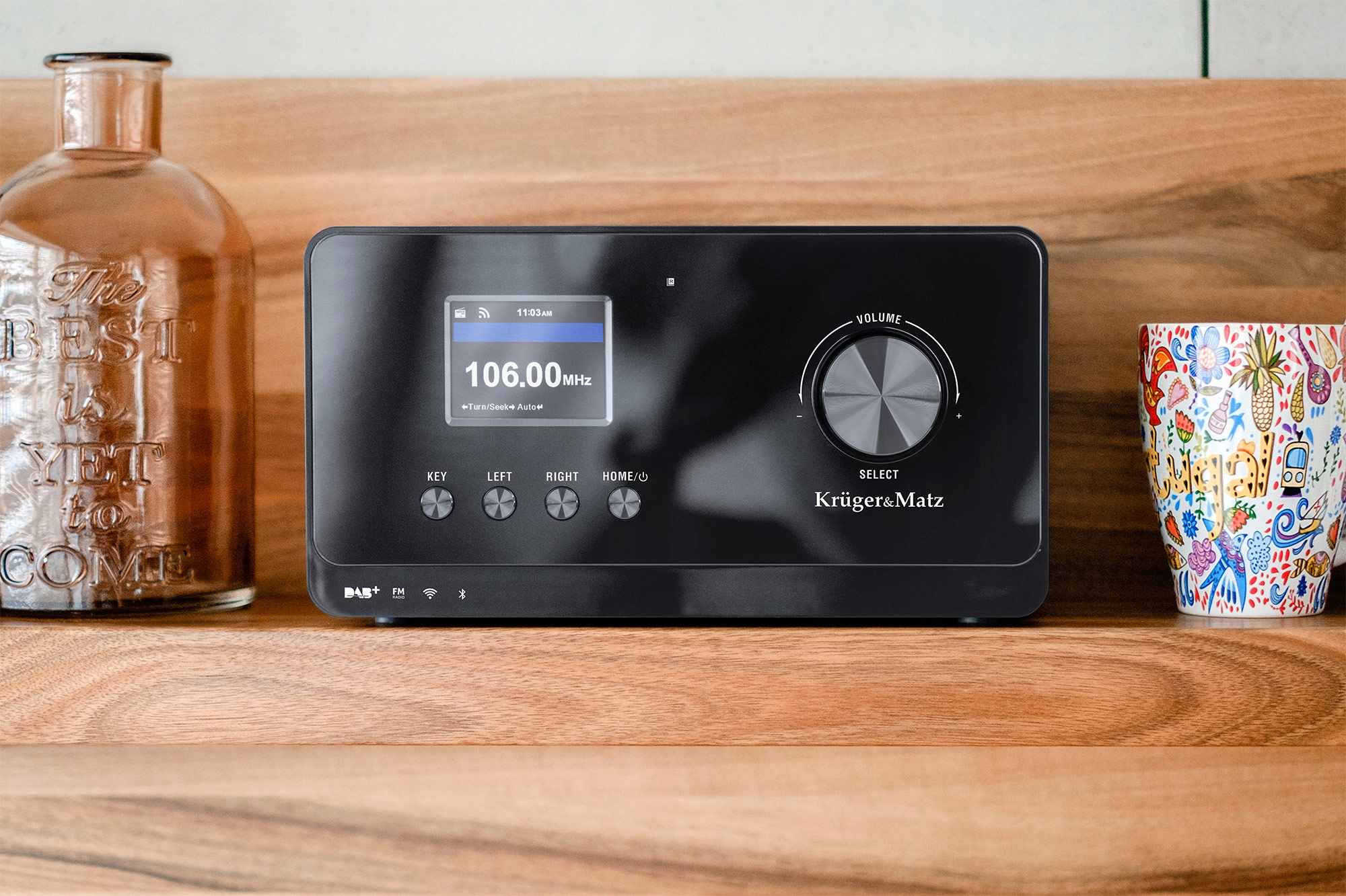 Інтернет-радіо Kruger&Matz FM DAB+ з пультом дистанційного керування FM AM DAB+ з інтернет-радіо
