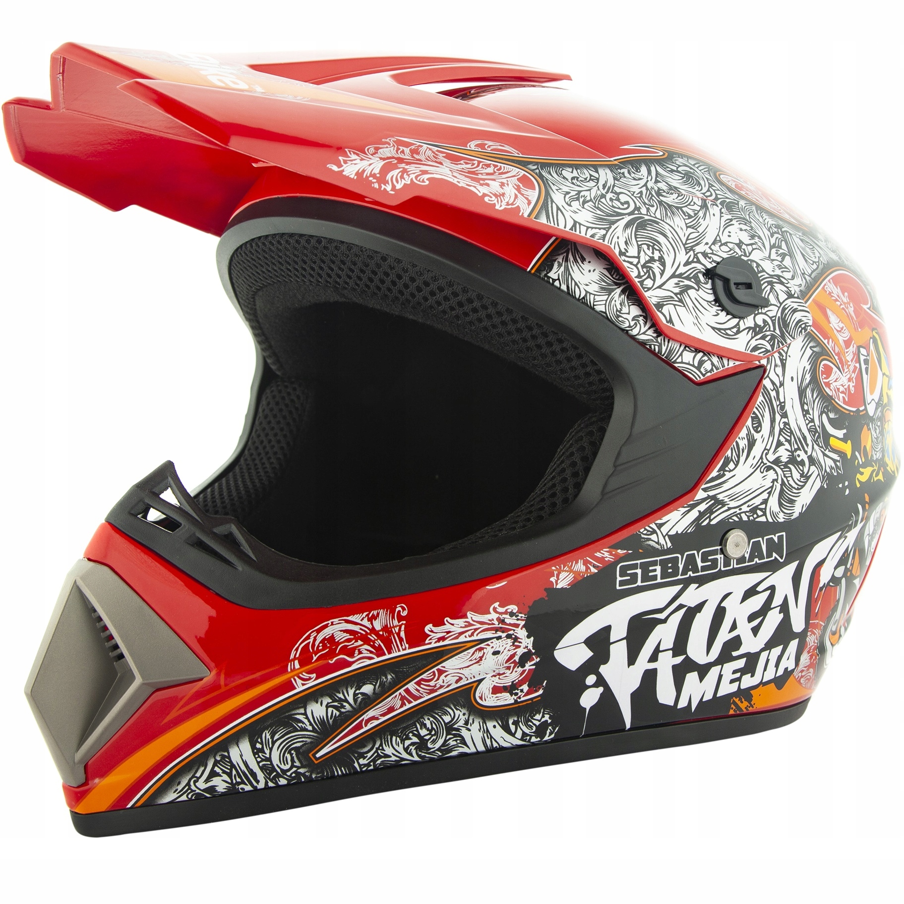 

Kask Crossowy Lekki Na Enduro Quad Atv Cross L