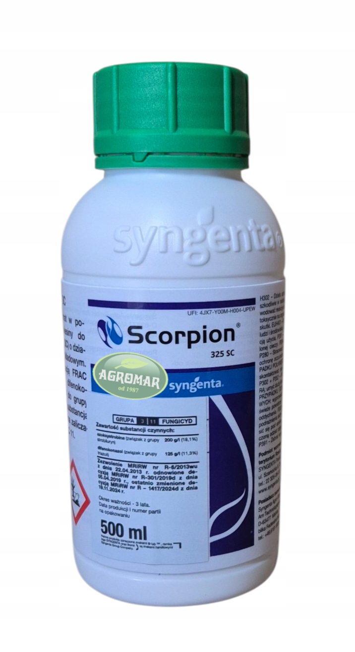 Scorpion 325 Sc 0,5L środek grzybobójczy szeroki zakres działania