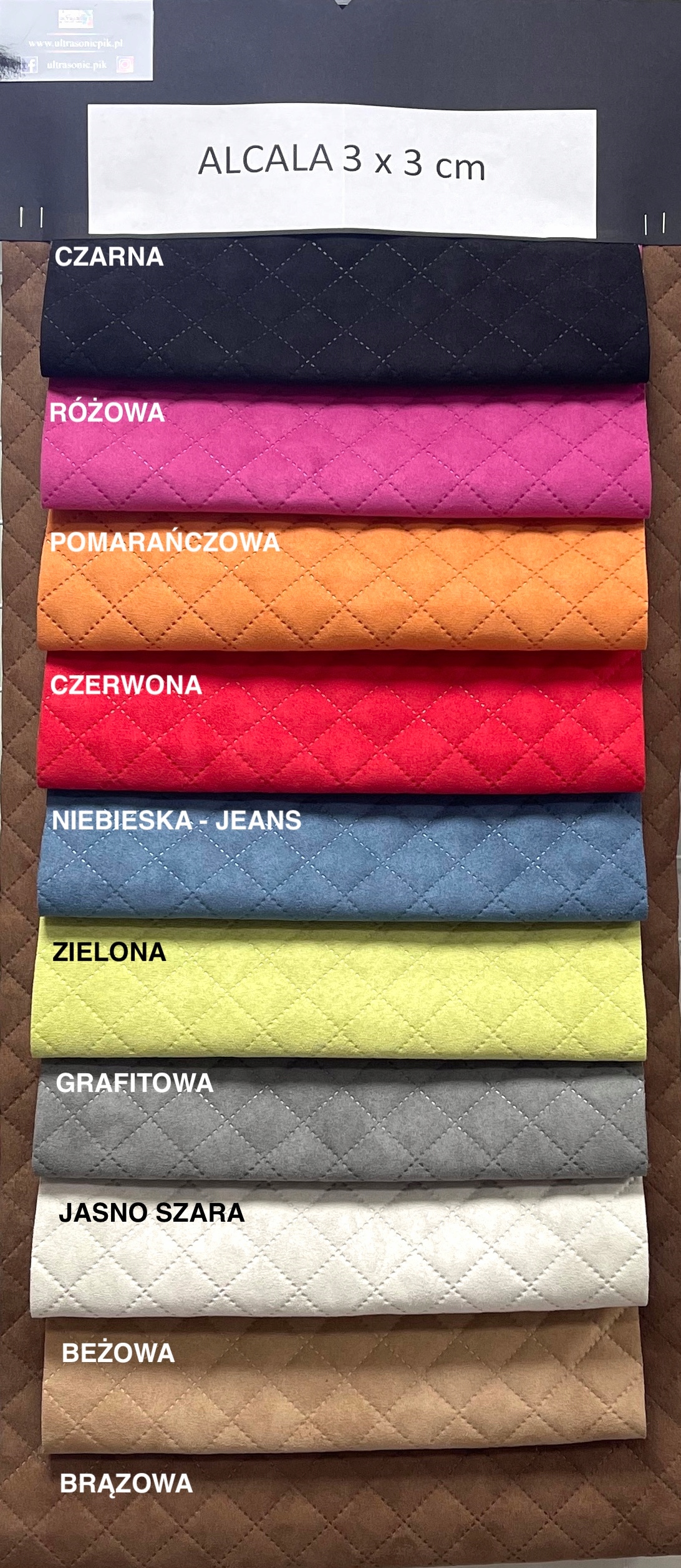 Jasno szara GT ALCALA 3x3 Zamsz Nubuk Tkanina Tapicerka samochodowa do aut Numer katalogowy części Jasno szara GT ALCALA 3x3 Zamsz Nubuk