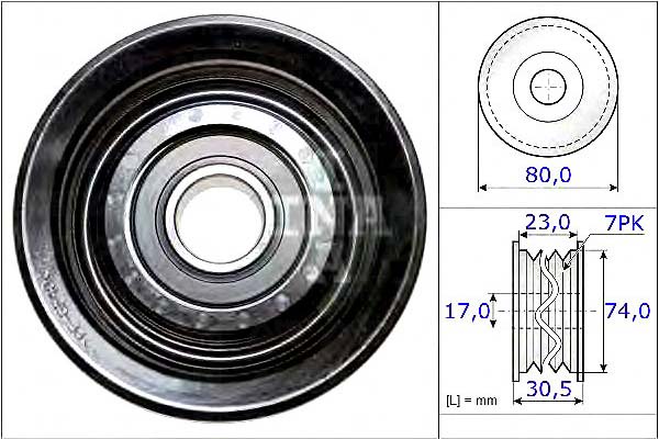 Ina Rolka Napínacího Pásu Vícedrážková Honda 2,0 08- Ac Asistent řidiče #28