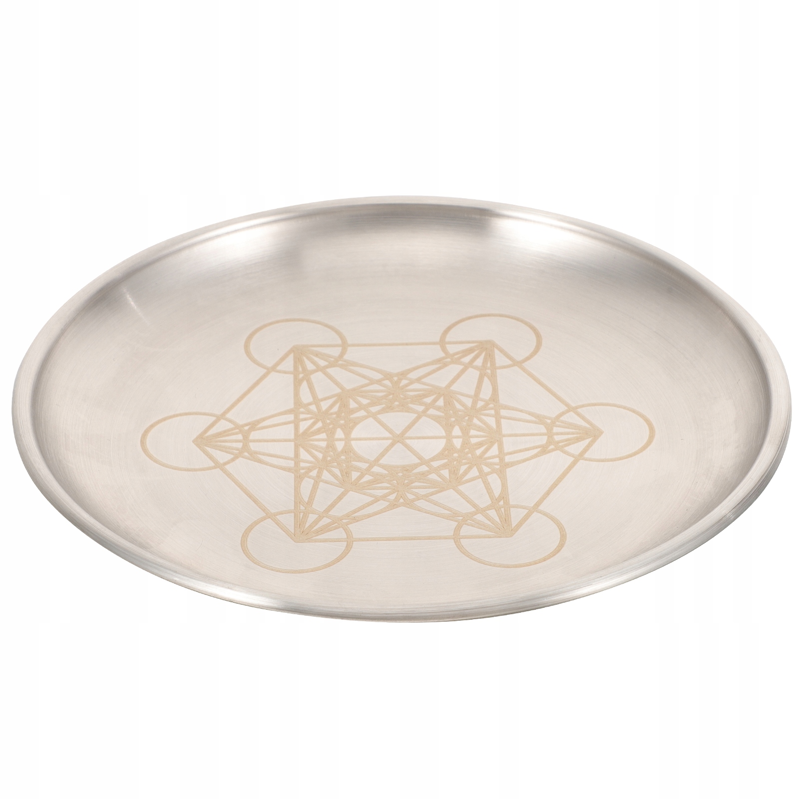 METALOWA PŁYTA OŁTARZOWA TACA RYTUALNA PENTAGRAM GOSPODARSTWA DOMOWEGO