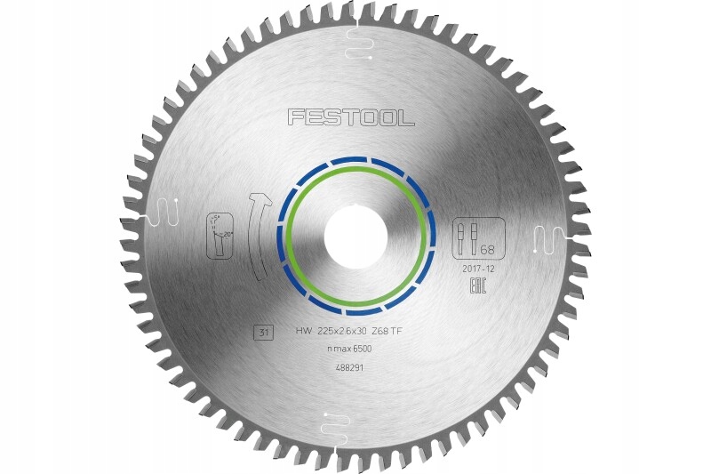 Pilový Kotouč Hliník/plastics Hw 225*2.6*30 TF68 488291 Festool