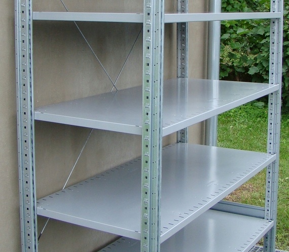 Regały półkowe SCHEAFER H-2,10m L-1,30 m Gł.0,60m Producent inna