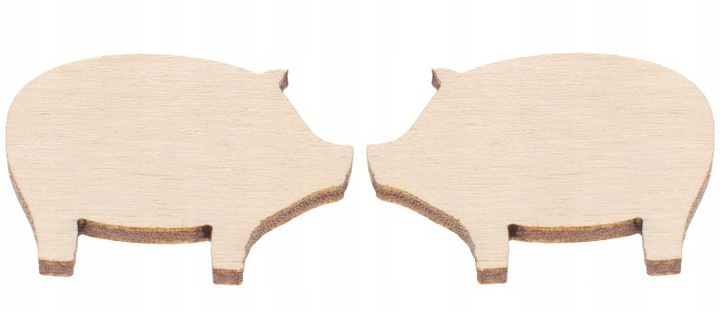 ŚWINKA Świnki 28 mm DECOUPAGE SCRAPKI 100 szt