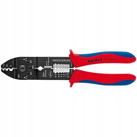 Knipex kleště na neizolované otevřené konektory a očka, 0,5 6,0mm 9721215