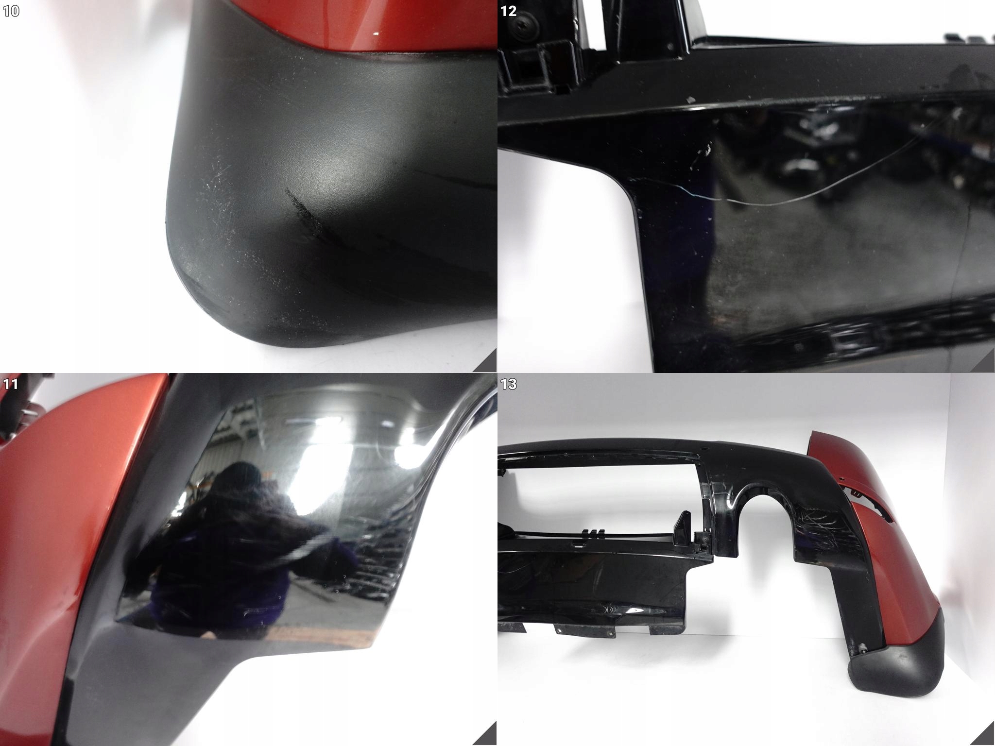 RANGE ROVER SPORT II L494 13-18 bumper BUMPER + SPOILER diffuser rear part 4xPDC