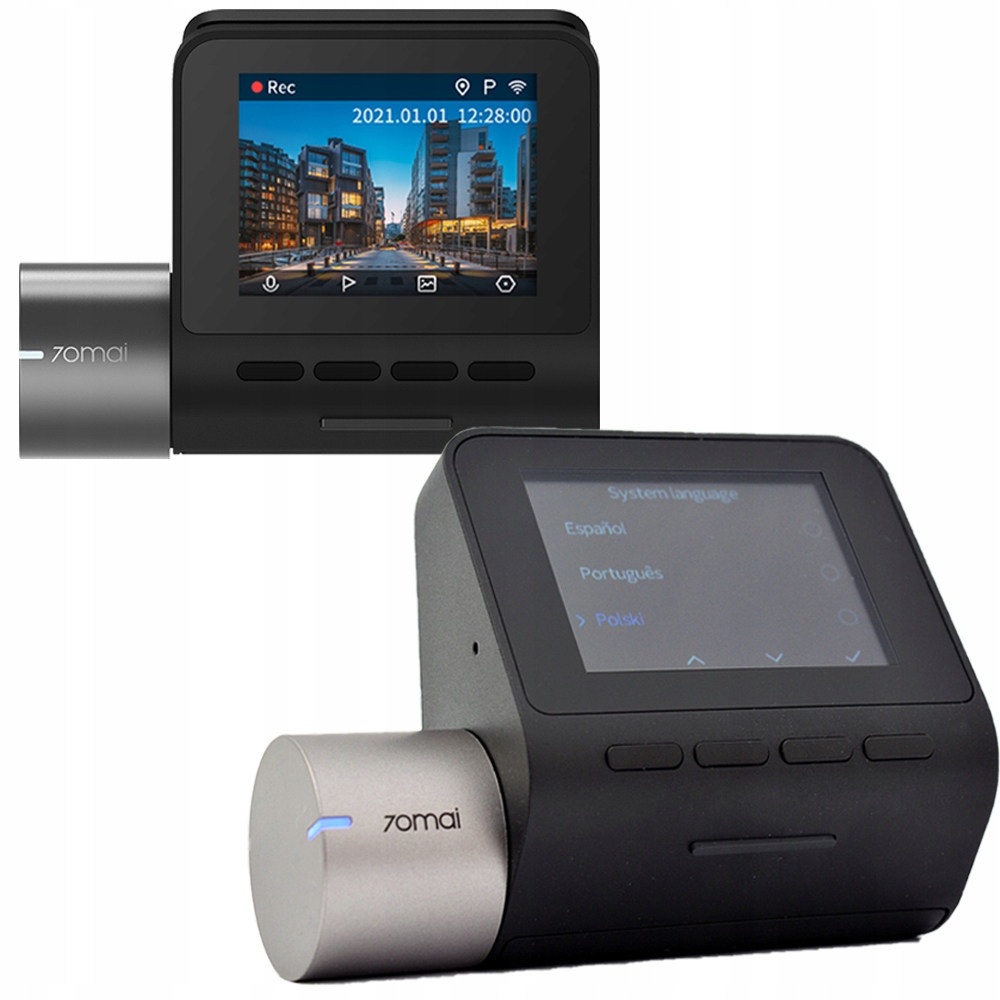 

Kamera samochodowa 70mai Pro Plus+ A500S język Pl