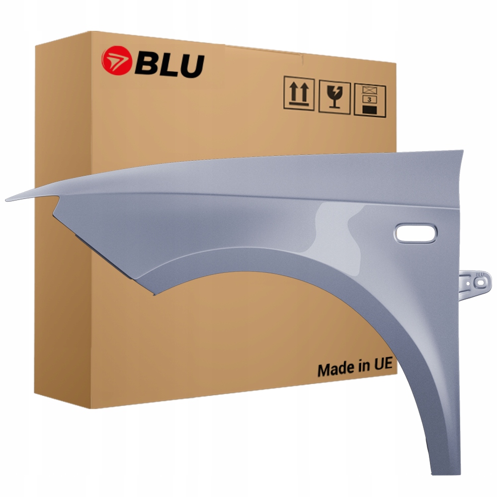 Blatník Blu Seat Ibiza IV 4 6J LY7H levý stříbrný 08-17 přední pozink