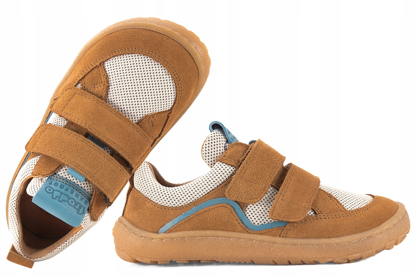 Froddo G3130260-1 Barefoot Półbuty Dziecięce Sportowe Skóra j.brąz Rudy 30
