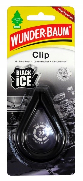 

Wunder-baum Clip Zapach Black Ice klips odświeżacz