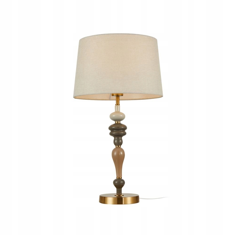 Stolová nočná stolová lampa Moren Hnedá E27 60W Klasická 34 cm Italux
