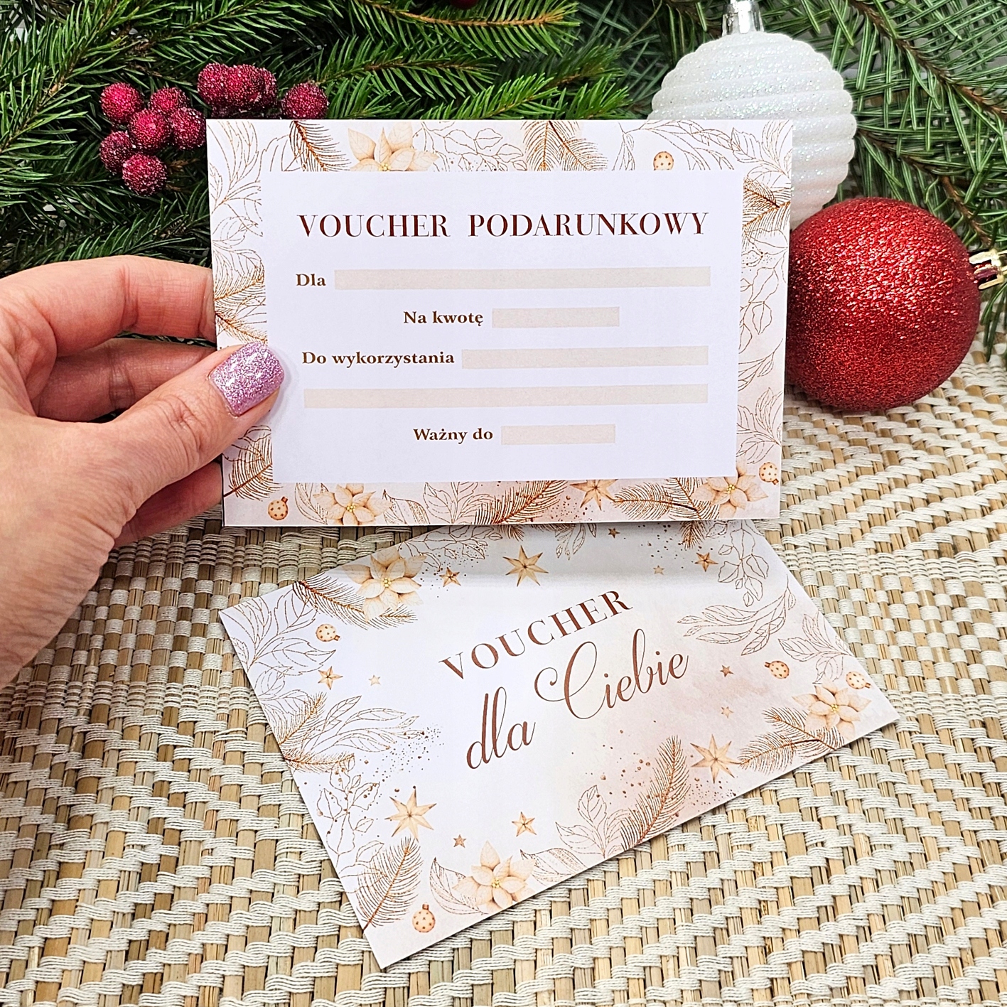 Dárkový poukaz na firemní vánoční dárek 50 kusů