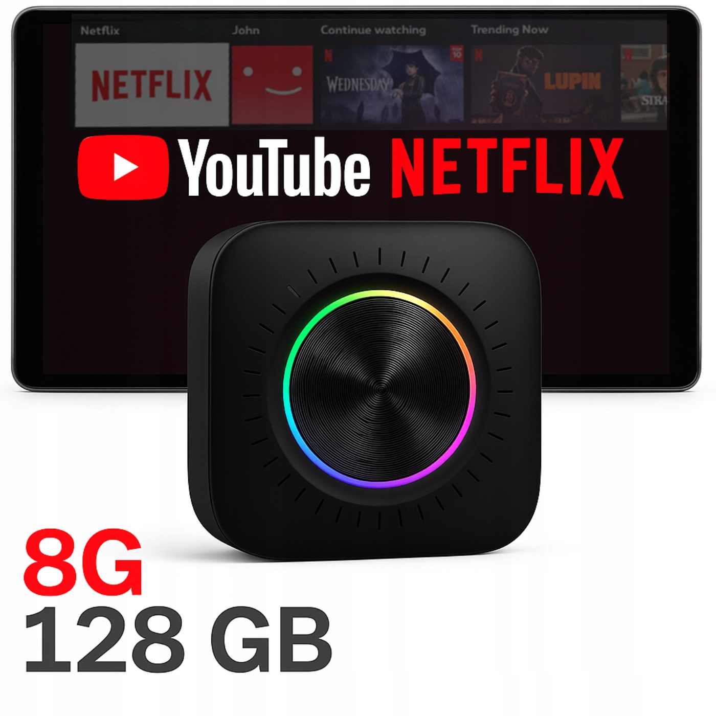 Bezdrôtový Apple Carplay Android Auto Netflix Youtube Adaptér Smart Usb