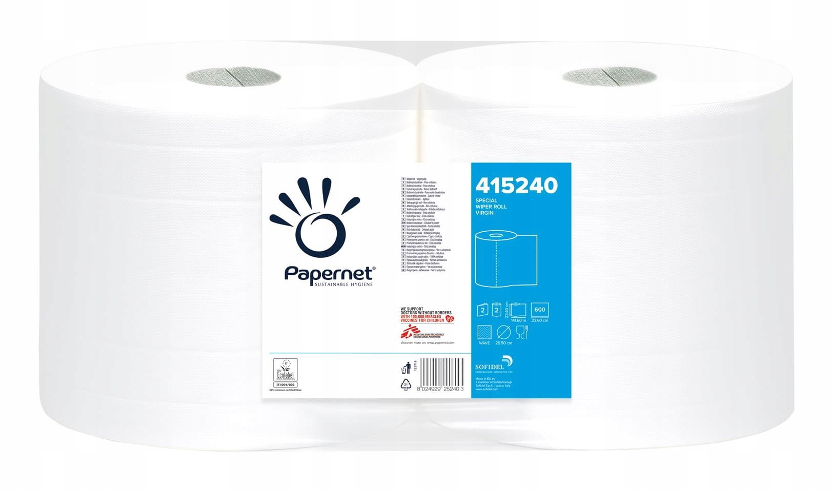 Čisticí Utěrka papírové celulózy 2Vrstvy x2 Papernet