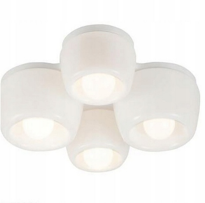 Plafoniera veľká biela Moderná Stropná Lampa Stropné Svietidlo Ozcan 3204-4 E27