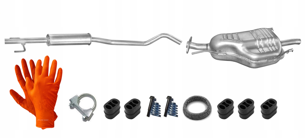 Opel Astra G 1.4i 16V 1.6i 8V (1998-2004) Hatchback Tlumič