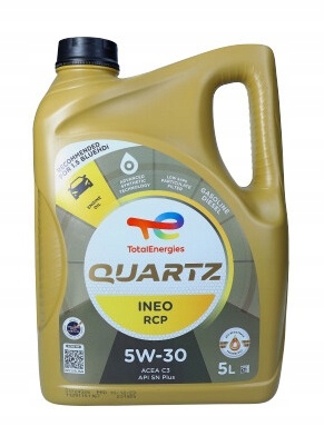 Total Olej Quartz 5W30 5L Ineo Rcp C2 Sn+ Stellantis FPW9.55535/03